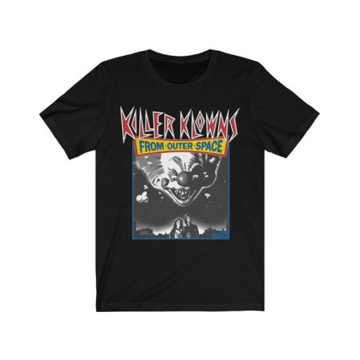 Killer Klowns from Outer space retro movie tshirt