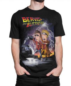 Beavis and Butt-Head x Back To The Future T-Shirt, Men's Women's All Sizes