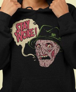 Freddy Krueger Stay Woke Vintage Hoodie For Nightmare on Elm Street Fans