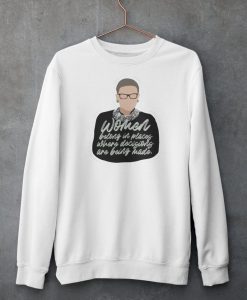 Ruth Bader Ginsburg, RBG, I dissent, Notorious RBG shirt, Feminist sweater