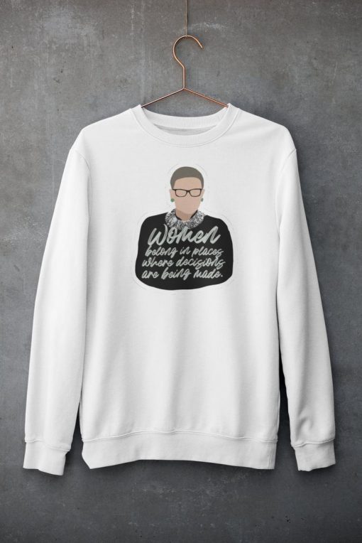 Ruth Bader Ginsburg, RBG, I dissent, Notorious RBG shirt, Feminist sweater