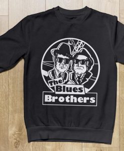 Blues Brothers Cartoon Style Sweatshirt