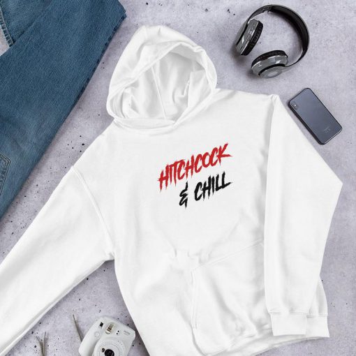 Hitchcock & Chill, Halloween Horror Scary Hoodie