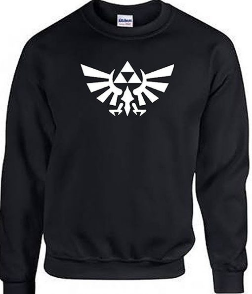 Link The Legend of Zelda Triforce Crest of Hyrule adult unisex sweatshirt