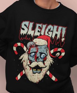 Zombie Santa Christmas Horror Sweatshirt
