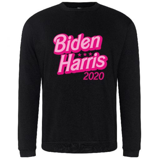 Biden Harris 2020 PINK LOGO Sweatshirt - Joe Kamala USA Democrat Anti Trump Sweater