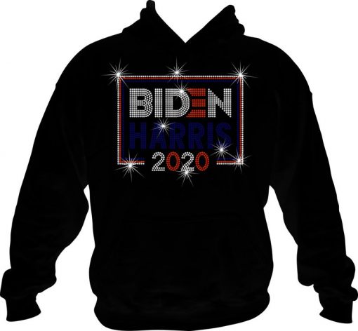Biden Harris AKA 2020 Rhinestone Hoodie or AKA, BLING Sparkle Presidential inauguration 2021 Joe vote Kamala Harris elect candidate