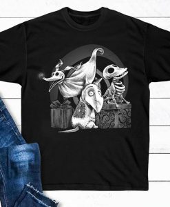 Creepy Dogs Tim Burton Sparky Zero Frankenweenie Jack Skellington,Jack Skellington Shirt,Unisex T-Shirt