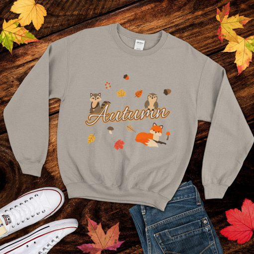 Cute Animals Autumn Sweatshirt