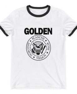 Golden Girls Ramones Parody Funny Punk Rock Ringer T-Shirt
