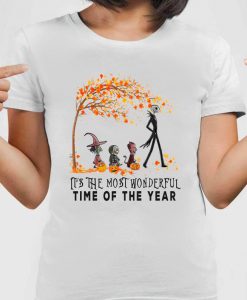 Jack Skellington It’s The Most Wonderful Time Of The Year T-Shirt, Unisex T-Shirt