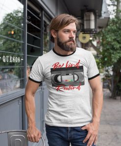 Movie Lover VHS Ringer Tee Be Kind Rewind Shirt 90s Aesthetic Clothing Ringer T Shirt