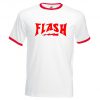 Retro Vintage Freddie Mercury Queen Flash Gordon Ringer T-Shirt