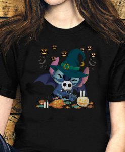 Stitch Hug Baby Jack Skellington Shirt, Jack Skellington T-Shirt, Unisex T-Shirt, Nightmare Before Halloween Shirt