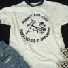 Vintage 80s Summer Judo Camp White Ringer T-Shirt