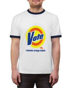 Vote - Removes Orange Stains Ringer T-Shirt