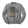 You Have To Have Courage John Lewis Crewneck Sweatshirt, Inspirational Quote Black Lives Matter Activist Pullover Sweatshirt