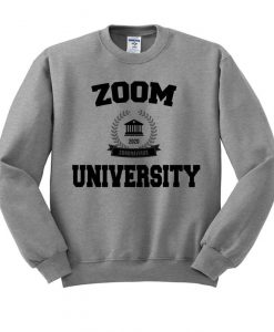 Zoom University Comfortable Crewneck Sweatshirt, Stay at Home Loungewear, Introvert Pullover Sweatshirt