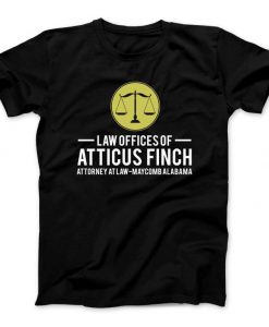 Atticus Finch Law Offices Funny Retro Classic Book Humor T-Shirt