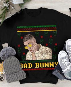 Bad Bunny Sweatshirt, Bad Bunny Christmas Sweatshirt