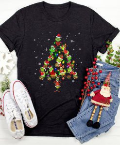 Grinch Christmas Tree Shirt, Funny Christmas shirt, Resting Grinch Face, Grinch Max Christmas Tree Shirt, New Year Baby Grinch Christmas tshirt