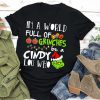 In A World Full Of Grinches Be A Cindy Lou Who The Grinch Resting Grinch Face Merry Christmas Xmas Holiday Family T-Shirt