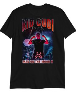 Kid Cudi Tshirt, Kid Cudi vintage 90s, Kid Cudi man on the moon Short-Sleeve Unisex T-Shirt