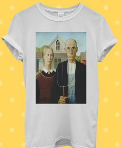 American Gothic Famous Painting Art T Shirt