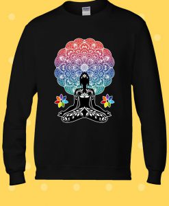 Aztec Yoga Buddha Chakra Meditation Sweatshirt