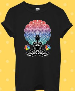 Aztec Yoga Buddha Chakra Meditation T Shirt Men Women Unisex