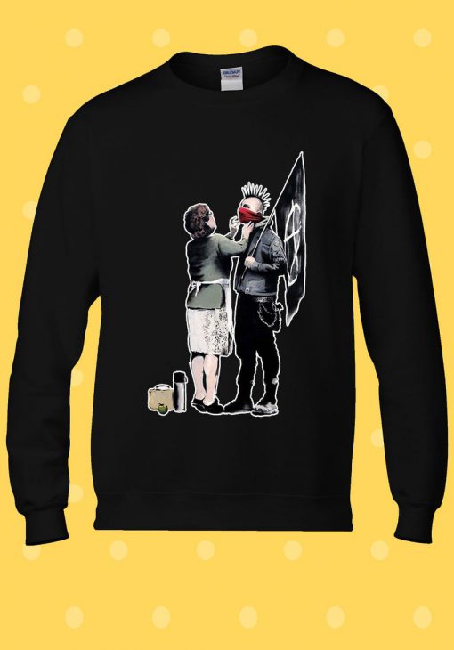 Banksy Punk Mum Anarchy Art Sweatshirt