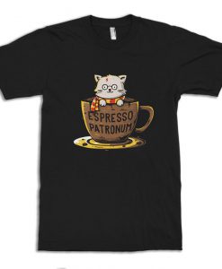 Espresso Patronum Magic Cat T-Shirt