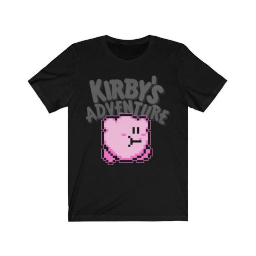 Kirbys Adventure #2 retro nintendo videogame tshirt