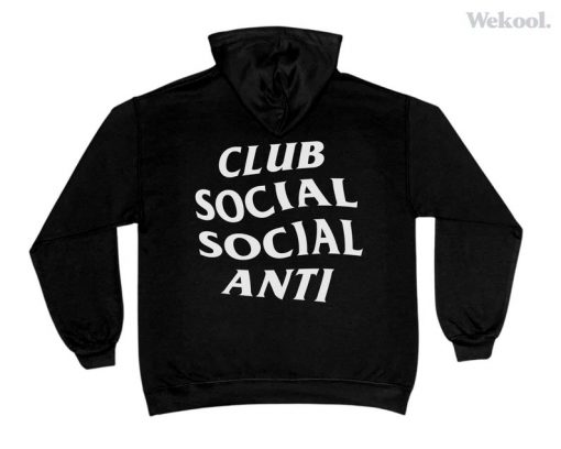 Club Social Social Anti Parody (Unisex) Hoodie Back