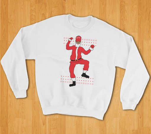 Dancing Santa Claus Christmas Sweatshirt