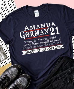 Amanda Gorman Vintage retro There is Always Light Poem Classic T-Shirt