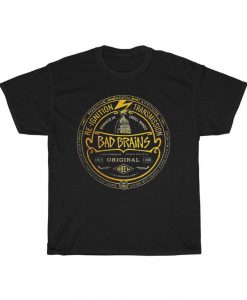 Bad Brains Logo Hardcore Punk Rock Band T-Shirt
