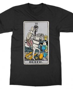 Death Tarot Cards - Adventure Time Parody - Tarot Card T-Shirt