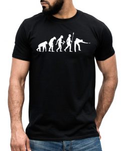 Evolution Of Pool T-shirt