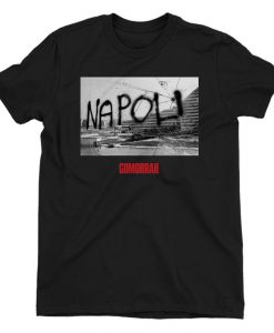 Gomorrah Napoli Graffiti Box Art Men's Black T-Shirt