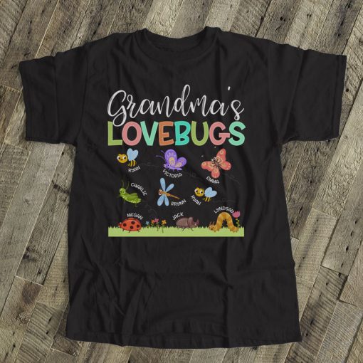 Grandma shirt - Nana's lovebugs or Meme or Granny (or anything) lovebugs Tshirt