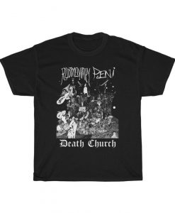 Rudimentary Peni - Death Church T-Shirt, Unisex T-Shirt