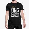 Social Distancing King T shirt