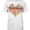 Germany Deutschland Heart Cities Classic T-Shirt