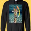 Giraffe Snorkel Swim Sea Sun Hoodie