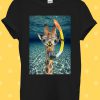 Giraffe Snorkel Swim Sea Sun T Shirt