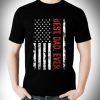 Best dad ever US american flag gift for father's day T-Shirt