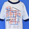 70s Downtown Syracuse Wearable Map Guide Ringer t-shirt