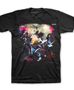KISS T-Shirt Alive I (1) Album Cover Tee New Authentic Rock Tee