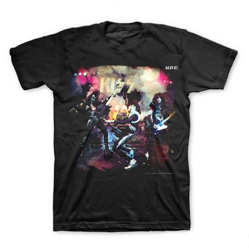 KISS T-Shirt Alive I (1) Album Cover Tee New Authentic Rock Tee